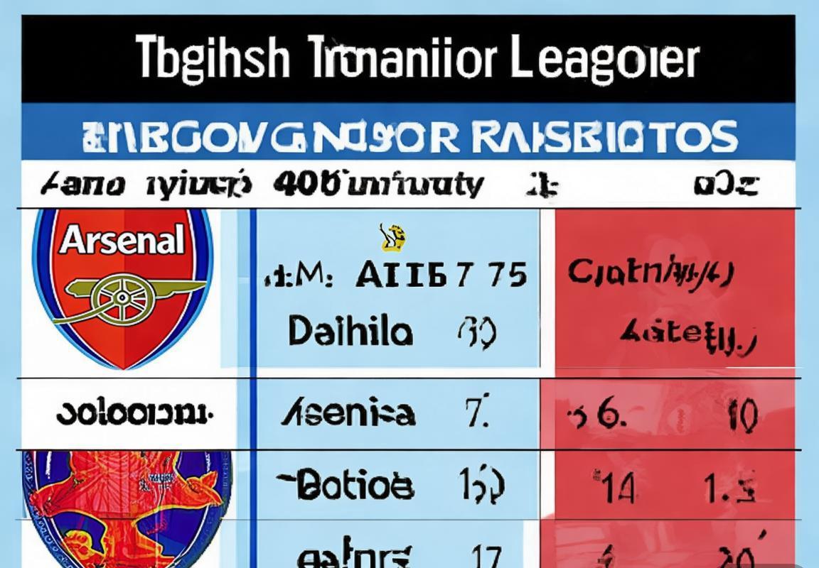英超积分榜：争冠集团三强鼎立，阿森纳稳定性、曼城后劲与利物浦争冠形势解析